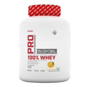 GNC Pro Performance 100% Whey Protein Powder tetra fit nutrition